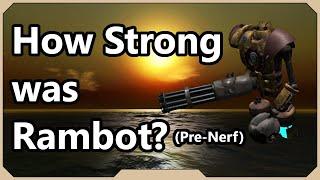 Testing how Strong Rambot's Minigun is (and rebuilding it with APS)