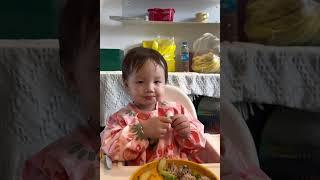 今天是前戏很长的晕碳水全过程 #宝宝干饭 #人类幼崽饲养员 #记录你的成长 #人类幼崽 #小宝宝摆摆