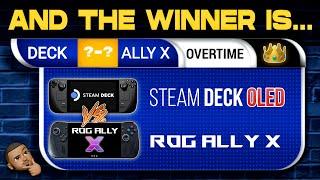 ROG Ally X vs Steam Deck OLED | The People's Champion?