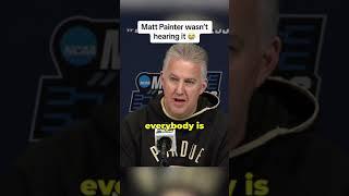 Matt Painter was baffled |  Purdue vs Utah State |2024 NCAA Men's Basketball Championship