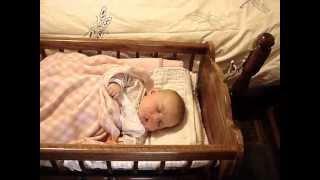 Handcrafted Colonial Baby Cradle ("French Heritage")