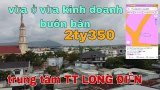 MẶT TIỀN ĐƯỜNG NHỰA THÔNG.  CÓ SẴN NHÀ CẤP4. VỪA Ở VỪA KINH DOANH BUÔN BÁN GIÁ CHỈ 2TY350