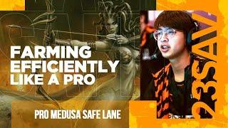 MEDUSA PRO SAFE LANE "23SAVAGE PLAYER PERSPECTIVE" FULL GAME CARRY - DOTA 2 7.31 SEA SERVER