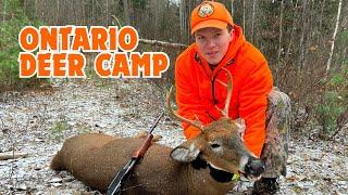 Ontario Deer Camp | Rifle Hunting Whitetails | Filling the Freezer