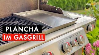 PLANCHA IM GASGRILL?  / PLANCHA EINBRENNEN? REINIGEN? / GRILLPLATTE TEST