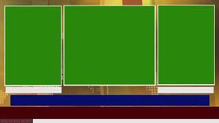 Three Window Green screen|News Three Window|Adobe premiere