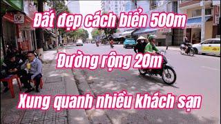 T770: Bán lô đất đường Hoàng Diệu rộng 20m cách biển 500m phù hợp xây khách sạn , căn hộ