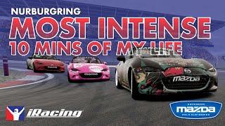 From P13 to Race win? ! Epic Defensive Battle in iRacing Mazda MX-5 at Nurburgring!