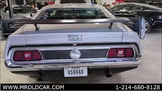 1971 FORD MUSTANG MACH 1 FOR SALE $39,900