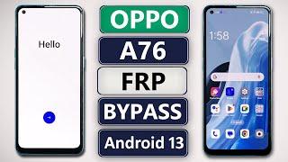 OPPO A76 FRP Bypass Android 13 | OPPO A76 (CPH2375) Google Account Bypass | OPPO A76 CPH2375 FRP |