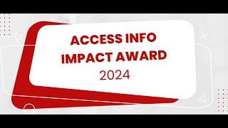 Access Info Impact Award