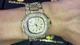 Bling Bling Gold Blizzard Hip Hop Watch | HipHopBling.com CW16G