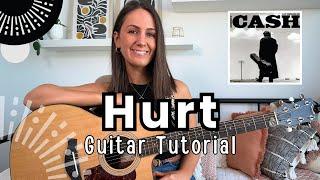 Hurt Guitar Lesson Johnny Cash Guitar Tutorial [ Chords, Picking and Play Along]