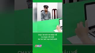 Chạy xe máy đi nhậu về va chạm với chó, ra tay sát hại chủ nuôi #shorts