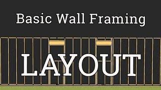 Basic Wall Framing: Layout