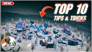 TOP 10 NEW TIPS & TRICKS IN NEW WINTER MODE UPDATE 3.5 IN BGMI | UPDATE 3.5 #bgmi #newupdate