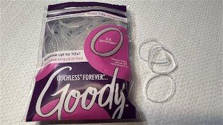 GOODY Clear Ouchless Womens Polyband Elastic Hair Ties