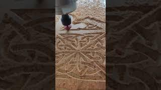 CNC wood carving - V bit Carving