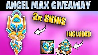 3x ANGEL MAX SKIN GIVEAWAY  | SEASON 32 GIVEAWAY #AngelMaxGiveaway