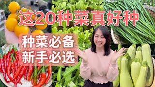 【Garden】20 easy growing vegetables and tips for home garden beginner2 0种好种容易种的蔬菜+ 每种菜的种植诀窍，新手必看干货分享