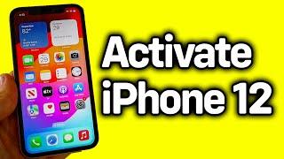 How To Activate New iPhone 12/Mini 2024