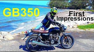 Honda GB350 first impressions but fenders & panels are metal - my mistake