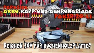 Alles über die Lidl - PARKSIDE® PERFORMANCE Akku-Kappsäge »PAKSP 20-Li A1