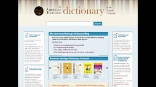 The American Heritage Dictionary 2015