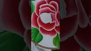 Flower painting tutorial for beginners #shorts #youtubeshorts #painting