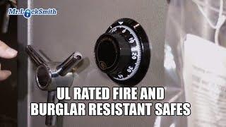 UL Rated Fire and Burglar Resistant Safes | Mr. Locksmith Video