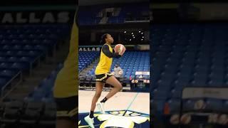 Dominique Malonga and Gabby Williams hit from half court
