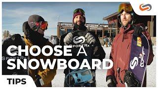 How to Choose a Snowboard with SnowboardProCamp | SportRx