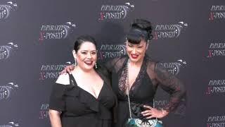 Tania Estrada and Ana Vergara at the FIRST red carpet since Corona of Paparazzi X Posed in Studio Ci