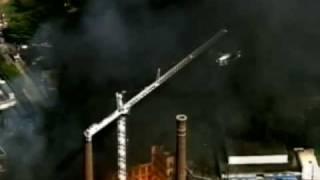 Amazing crane operator rescue