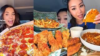 Asmr EATING | 139 | IN-N-OUT, Wingstop’s NEW Crispy Tenders, Pizza, Buldak tacos and more!