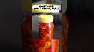 Bhut jolokia ( Ghost chilli) pickle #shorts #youtubeshorts #pickle #food #short