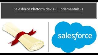 Salesforce Platform dev 1  Fundamentals  1