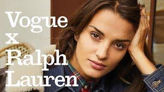 Ralph girl : Gabrielle Caunesil | Vogue Paris x Ralph Lauren