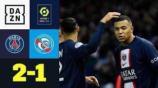 Schwalben-Neymar fliegt & Mbappe entscheidet kurz vor Schluss: PSG - Straßburg 2:1 | Ligue 1 | DAZN