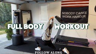 FOLLOW ALONG: FULL BODY WORKOUT | 3 rounds | at - home workout