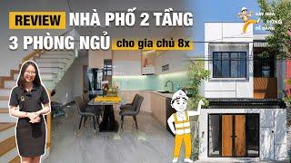 Review Nhà Phố 2 Tầng, 3 Phòng Ngủ Cho Gia Chủ 8X