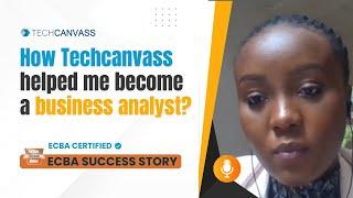 How did I become a Business Analyst? | Julia's success story - Techcanvass