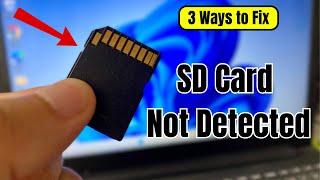 SD card Not Showing Up on Windows 11 - (3 Ways to Fix)