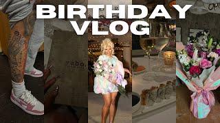 BIRTHDAY VLOG | SHE TATTED MY NAME +MY LIFE IS A MOVIE+DINNER  DATE +UNBOXING GIFTS & more!