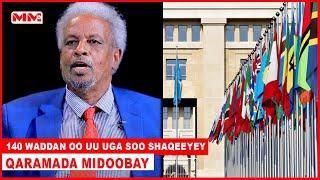 Dr. Maxamed Warsame, oo ka xog waramay 140 Waddan oo uu uga soo shaqeeyey Qaramada Midoobay