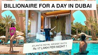 I Spent Rs 20 Lakhs in 24 hours in Dubai !! | Atlantis The Palm | 17 lakh per night ka room |Hindi |