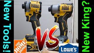 NEW KING?  DeWalt Atomic DCF850 Home Depot  VS  DeWalt DCF840 Lowes (Impact Drivers)