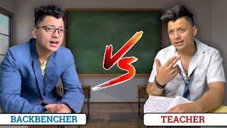 BACKBENCHER VS TEACHER ‍ @ChetanRawat_vlogs #chetannn026 #chetanthebackbencher