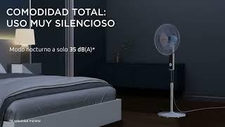 Rowenta Turbo Silence: El Ventilador de Pie Más Silencioso | 12 Velocidades y Modo Nocturno