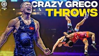 5 Minutes of Crazy Greco-Roman Wrestling Throws